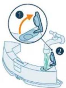 PHILIPS HomeRun 2000 Series XU2000 - Cleaning the water tank - 3