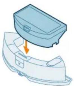 PHILIPS HomeRun 2000 Series XU2000 - Cara membersihkan pad mop dan bekas habuk - 4