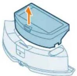 PHILIPS HomeRun 2000 Series XU2000 - Het waterreservoir schoonmaken - 2