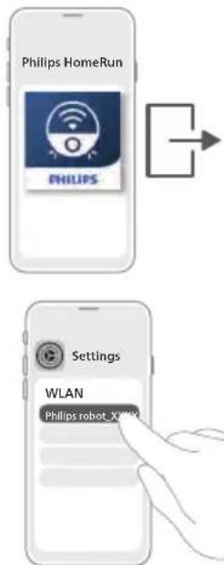 PHILIPS HomeRun 2000 Series XU2000 - Nastavitev povezave Wi-Fi - 1