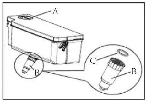 HAIER HSW79F18ANMM - Install water tank (HSW59F18DW\*) - 1
