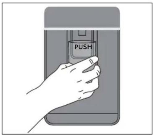 HAIER HSW79F18ANMM - Getting water from the dispenser - 1
