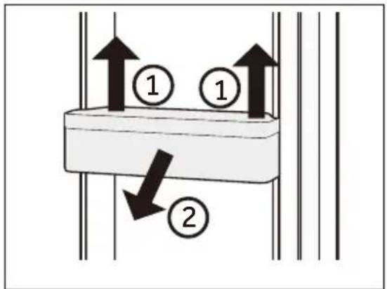 HAIER HSW79F18ANMM - Removable door racks/bottle holder - 1