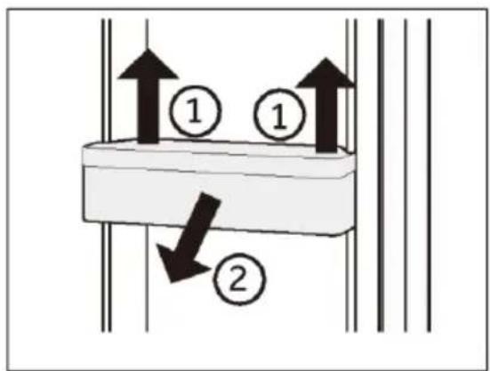 HAIER HSW79F18ANMM - Balconnets de porte amovibles/ Porte-bouteille - 1