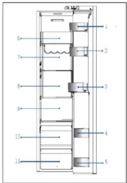 HAIER HSW79F18ANMM - Αποθήκευση στον θάλαμο ψυγείου - 1