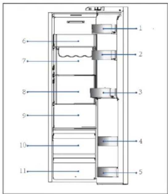 HAIER HSW79F18ANMM - Depozitarea în compartimentul frigiderului - 1
