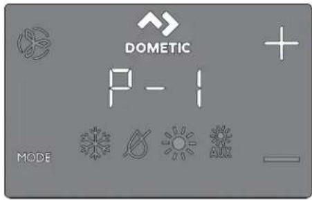 DOMETIC CapTouch - F/6/1 Vstup ( o r' ži) u progra) o0ania - 1