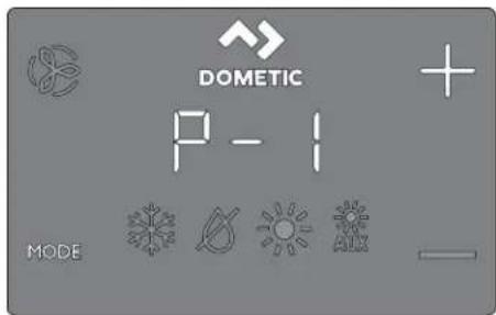DOMETIC CapTouch - F/6/1 Είσοδος στηλειτουργία προγραμματισμού - 1