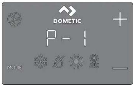 DOMETIC CapTouch - F/6/1 - 'Dvci' (o trybu progra) owania - 1