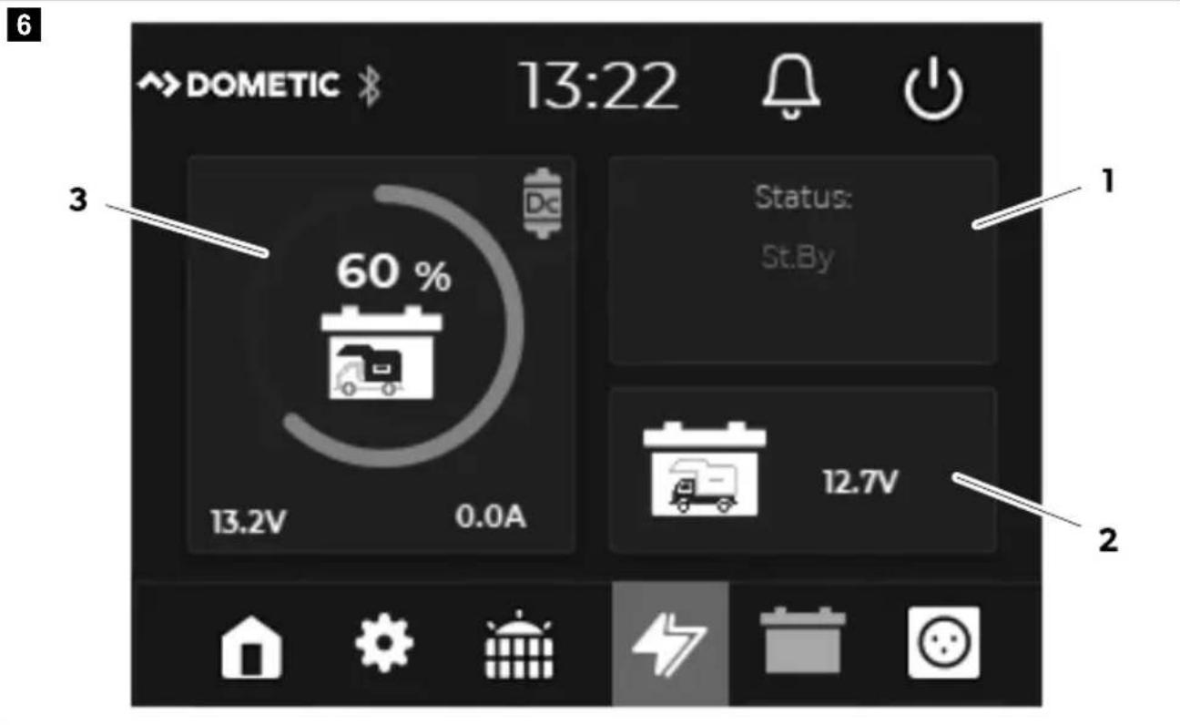 DOMETIC TD283 - Menu for styreenhed til solcelleladning - 4