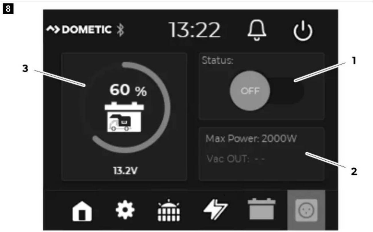 DOMETIC TD283 - Menu for styreenhed til solcelleladning - 6