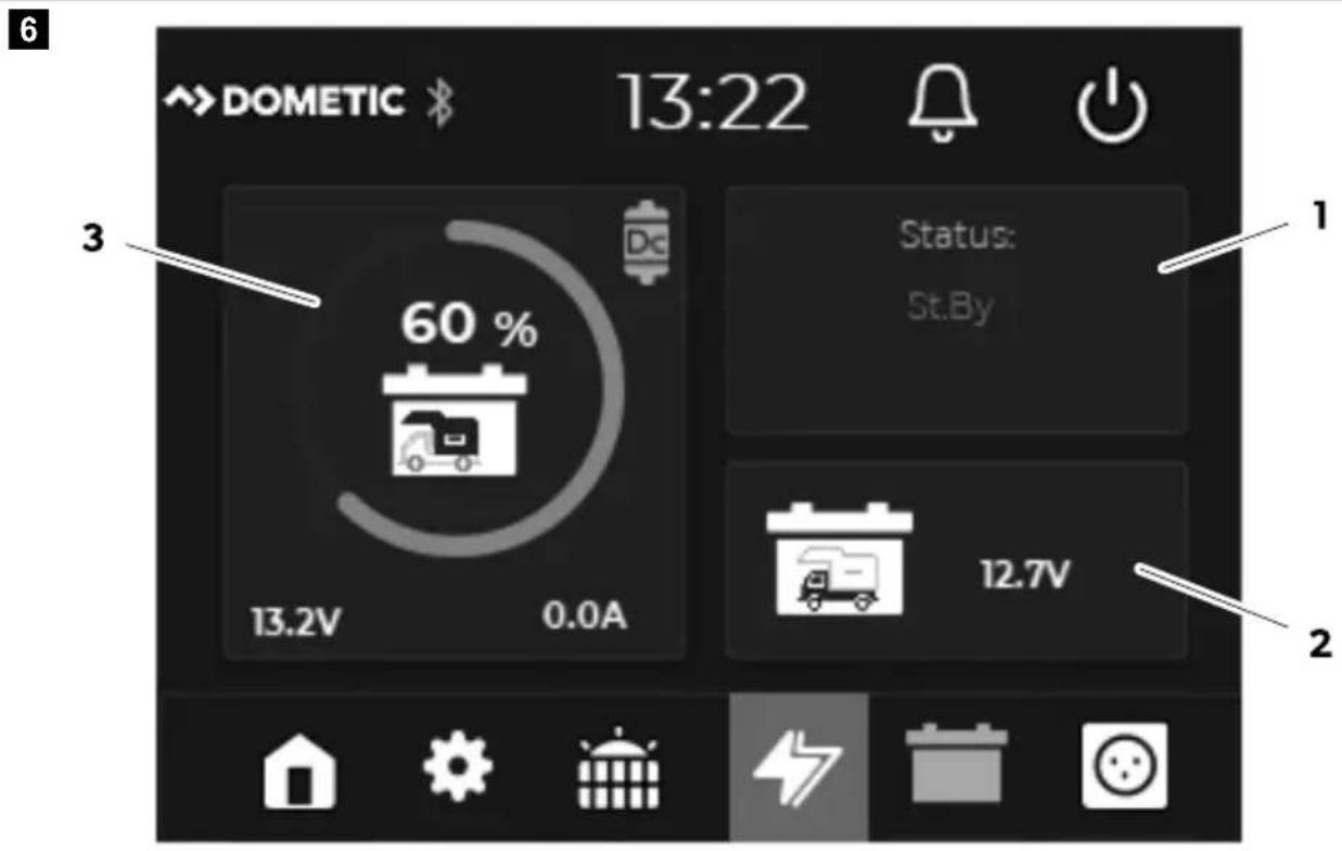 DOMETIC TD283 - Menu du contrôleur de charge solaire - 4