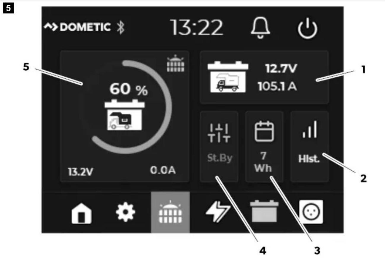 DOMETIC TD283 - Hauptmenü - 2
