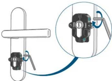 Homematic IP HmIP-DLD-A - Mounting on the door lock cylinder - 4
