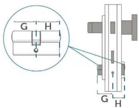 Homematic IP HmIP-DLD-A - Vereisten voor het cilinderslot - 2