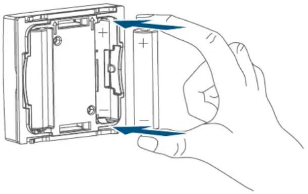 Homematic IP HmIP-STH-A - Sostituzione delle batterie - 1
