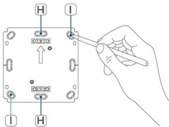 Homematic IP HmIP-STHD-A - Montaje con tornillos - 2