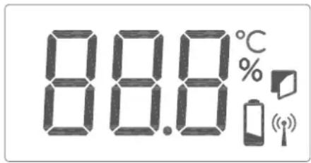 Homematic IP HmIP-STHD-A - Display overview: - 1