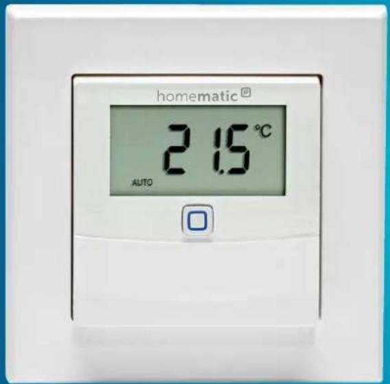 Homematic IP HmIP-STHD-A - Temperatur- und Luftfeuchtigkeitssensor mit Display – innen Temperature and Humidity Sensor with display– indoor - 1