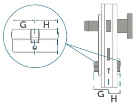 Homematic IP HmIP-DLD-S - Anforderungen an die Tür - 4