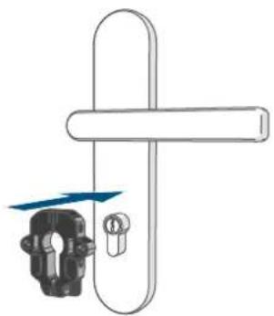 Homematic IP HmIP-DLD-S - Mounting on the door lock cylinder - 3