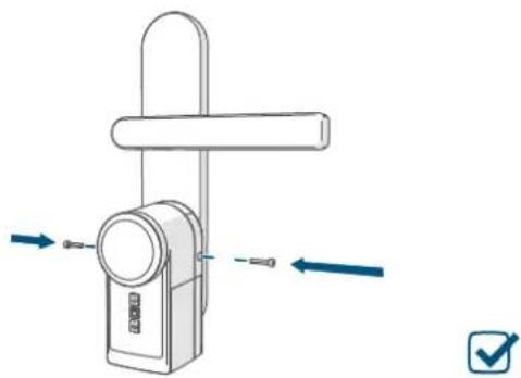 Homematic IP HmIP-DLD-S - Montaggio sul cilindro della serratura - 7
