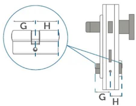 Homematic IP HmIP-DLD-S - Requisitos del cilindro de cierre - 2