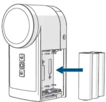 Homematic IP HmIP-DLD-S - Replacing batteries - 1