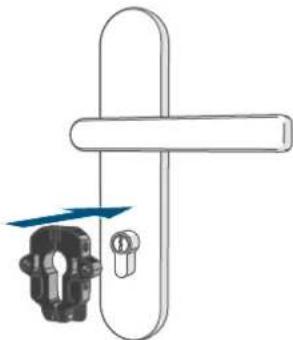 Homematic IP HmIP-DLD-S - Montage am Türschlosszylinder - 3