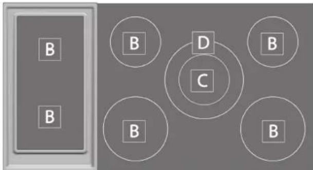 Fulgor Milano F6IRT487S1 - PLACAS DE COCCION - 4