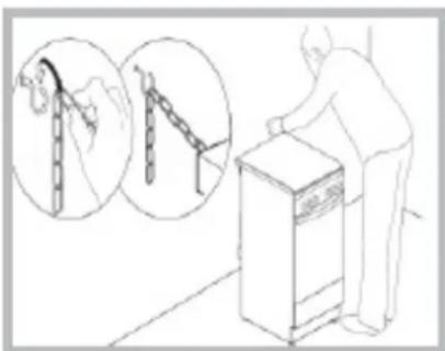 WHIRLPOOL WS68G8CHX/E - Łańcuszek zabezpieczający - 1