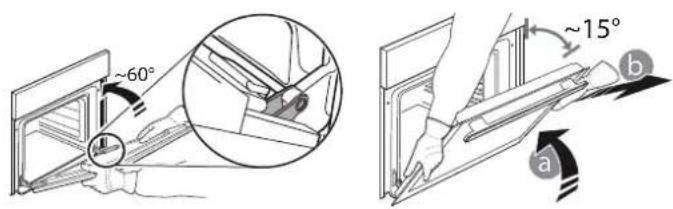 WHIRLPOOL WS68G8CHX/E - ЗНІМАННЯ ТА ВСТАНОВЛЕННЯ СКЛЯНИХ ДВЕРЦЯТ ДУХОВОЇ ШАФИ - 2