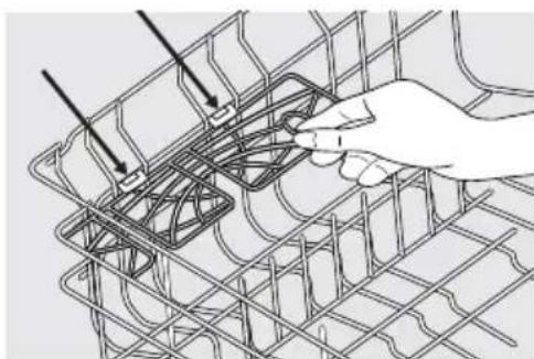 FRIGIDAIRE GDPH4525AF - Panier supérieur réglable (disponible sur certains modèles) - 2