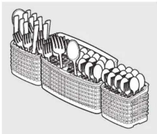 FRIGIDAIRE GDPH4525AF - Caractéristiques et apparence des paniers et argenterie panier, comme indiqué peuvent varier selon le modèle. - 1