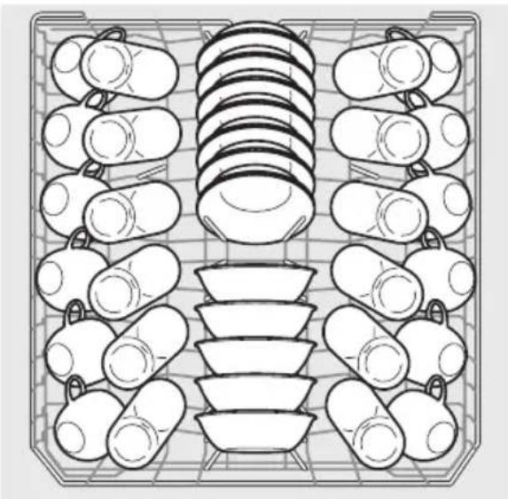 FRIGIDAIRE GDPH4525AF - Chargement du panier supérieur Caractéristiques et apparence des paniers et argenterie panier, comme indiqué peuvent varier selon le modèle. - 2