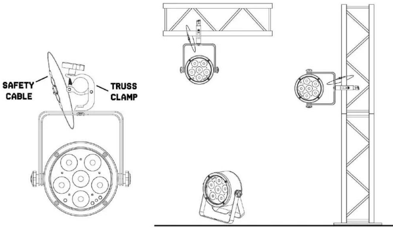 BeamZ BAC306 - FIXATION - 1