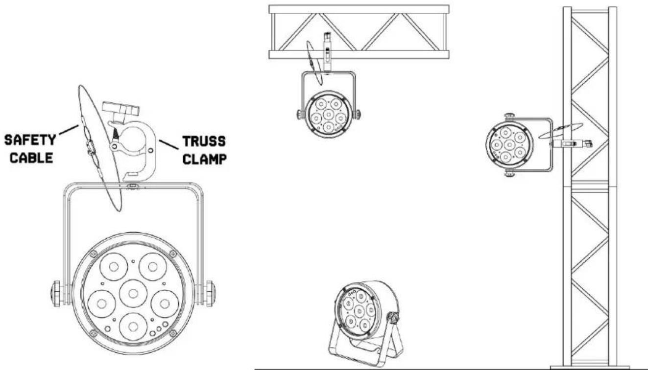 BeamZ BAC304 - FIXATION - 1