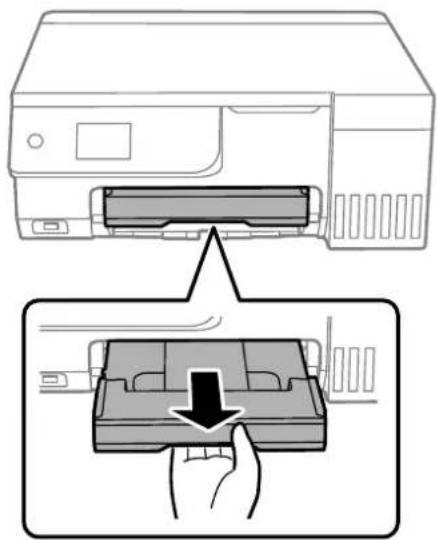 EPSON EcoTank L8100 - Nettoyage du trajet du papier en cas de traces d'encre (lorsque la surface des tirages est tachée verticalement) - 2