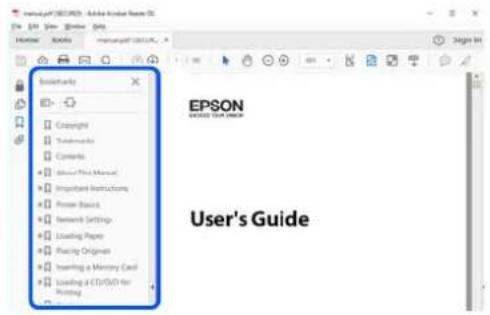 EPSON EcoTank L8100 - Saut direct aux pages grâce aux signets - 1