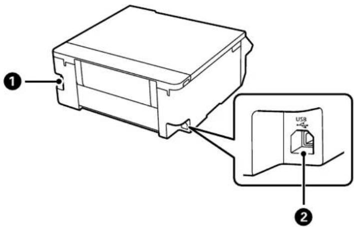 EPSON EcoTank L8100 - Arrière - 1