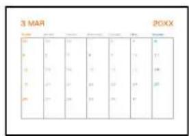 EPSON EcoTank L8100 - Impression d'un calendrier - 1