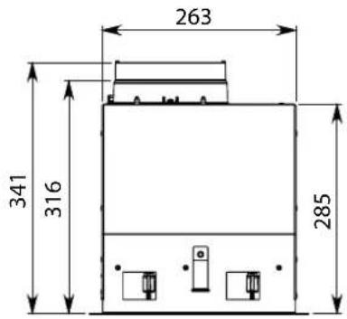 FALMEC Gruppo Incasso Plus No-Drop - Gruppo incasso no drop 90: 12 Kg - 2