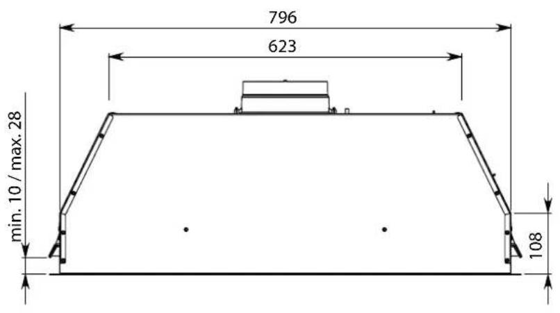 FALMEC Gruppo Incasso Plus No-Drop - Gruppo incasso no drop 90: 12 Kg - 1