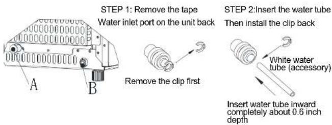 COSTWAY FP10242US-SL - WATER CONNECTION FOR YOUR ICE MAKER - 1