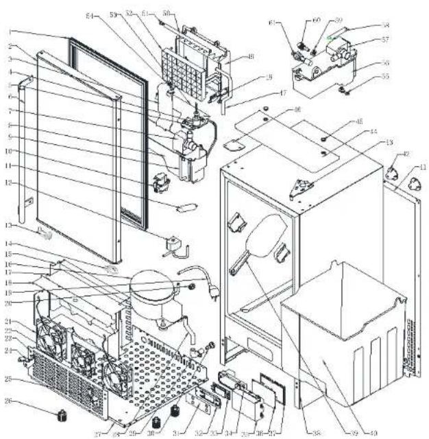 COSTWAY FP10242US-SL - LCD display window - 3