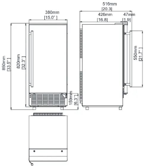 COSTWAY FP10242US-SL - SPECIFICATIONS - 1