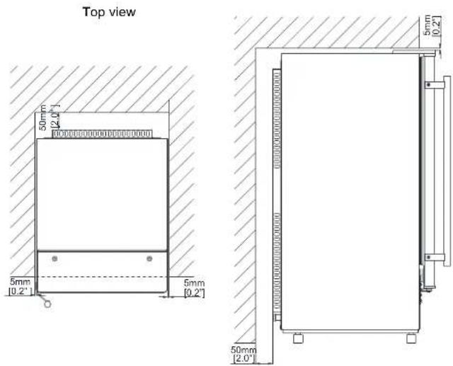 COSTWAY FP10242US-SL - INSTALLATION LOCATION REQUIREMENT - 1