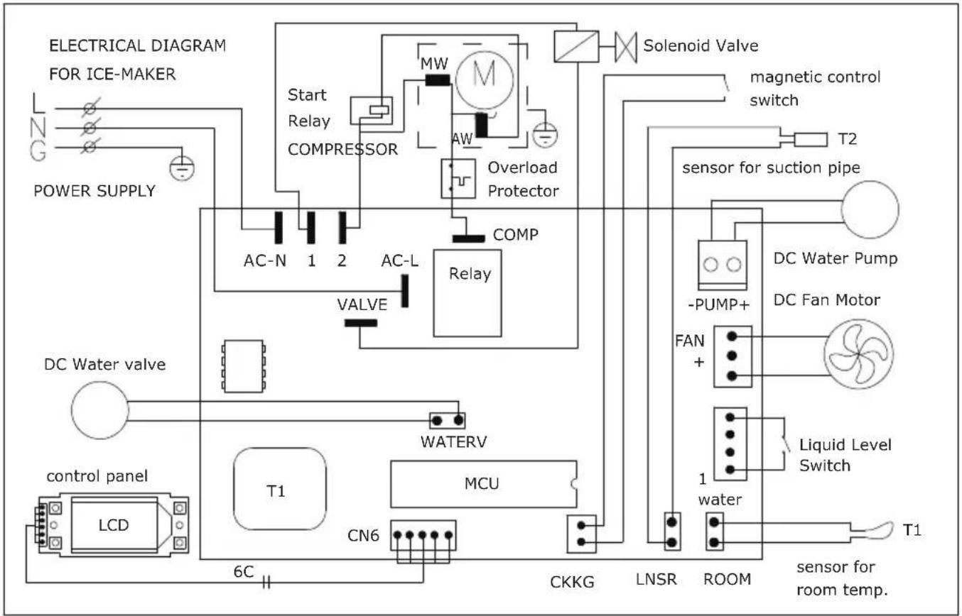COSTWAY EP24525US - CIRCUIT DIAGRAM - 1