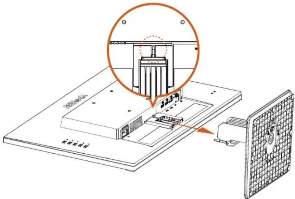 ASROCK PG27FFT1B - Démontage du bras et de la base du support - 1