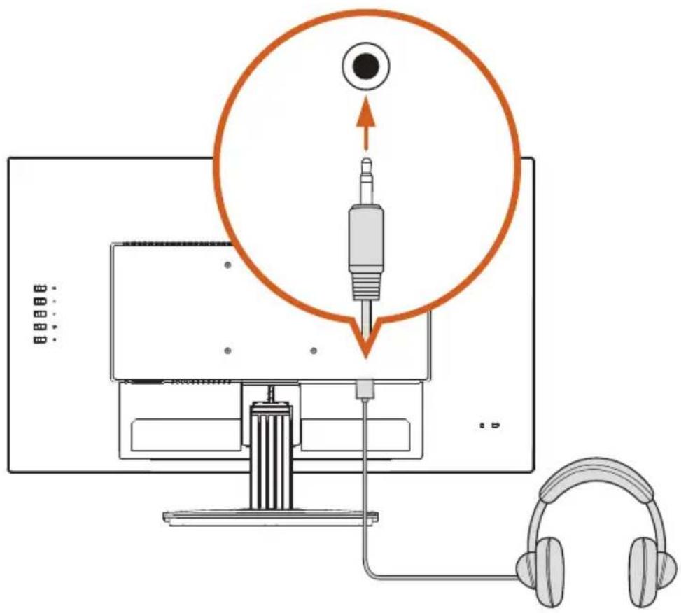 ASROCK PG27FFT1B - Connexion du câble audio - 1